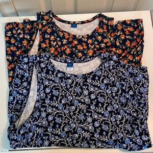Old Navy Crewneck Printed Luxe Sleeveless Tees Size Small
